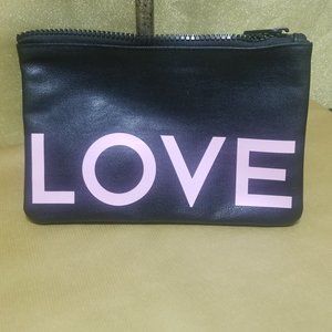 LOVE BRAVERY Lady Gaga zipper pouch